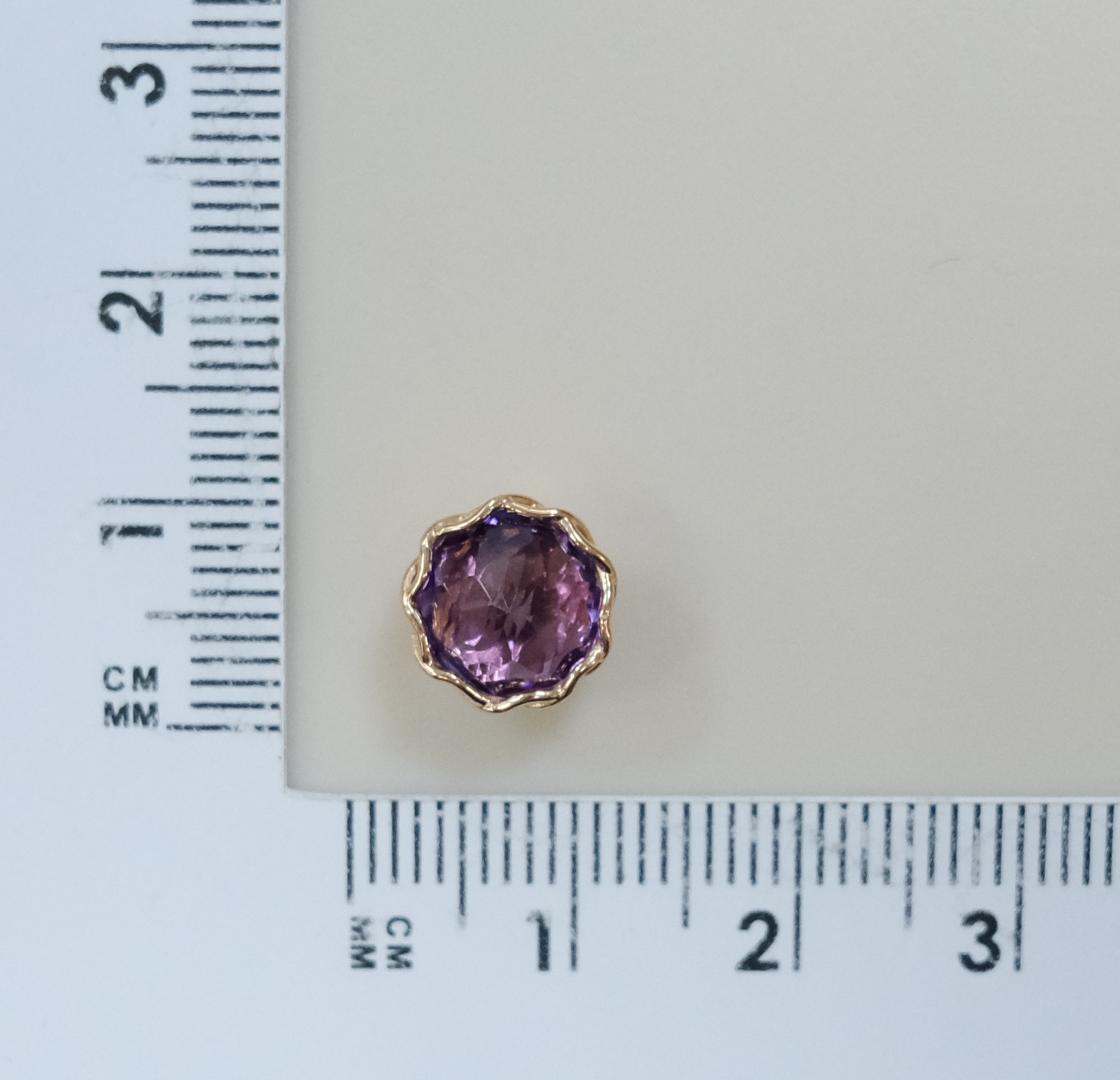 Серебряная подвеска с аметистом